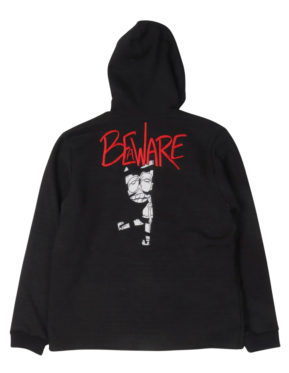 Chrome Hearts Matty Boy 'Control/Be Aware' Embroidered Zip Up Hoodie
