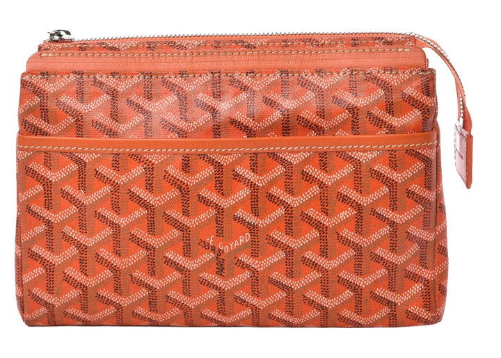 Goyard 'Orange' Miroir Toiletry PM Bag