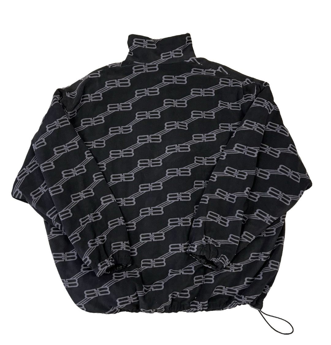 Balenciaga 'BB Monogram' Fleece Zip-Up