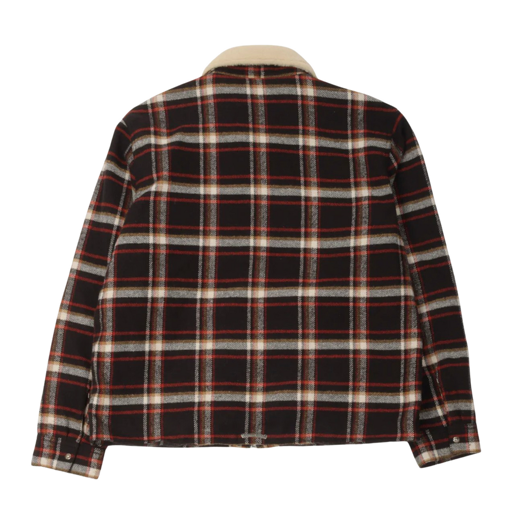 Chrome Hearts 'Black/Red' Shearling Flannel Jacket