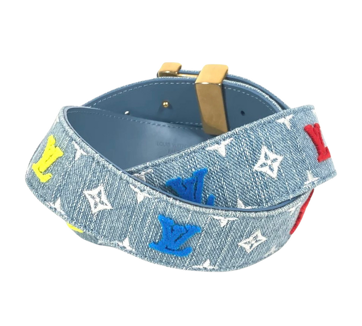 Louis Vuitton Denim Monogram Belt