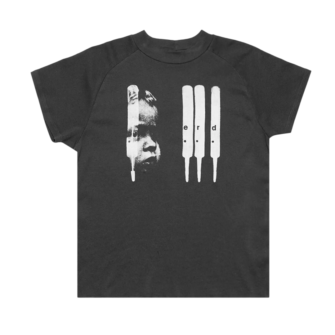 Enfants Riches Déprimés 'Baby Raglan' Faded Black T Shirt