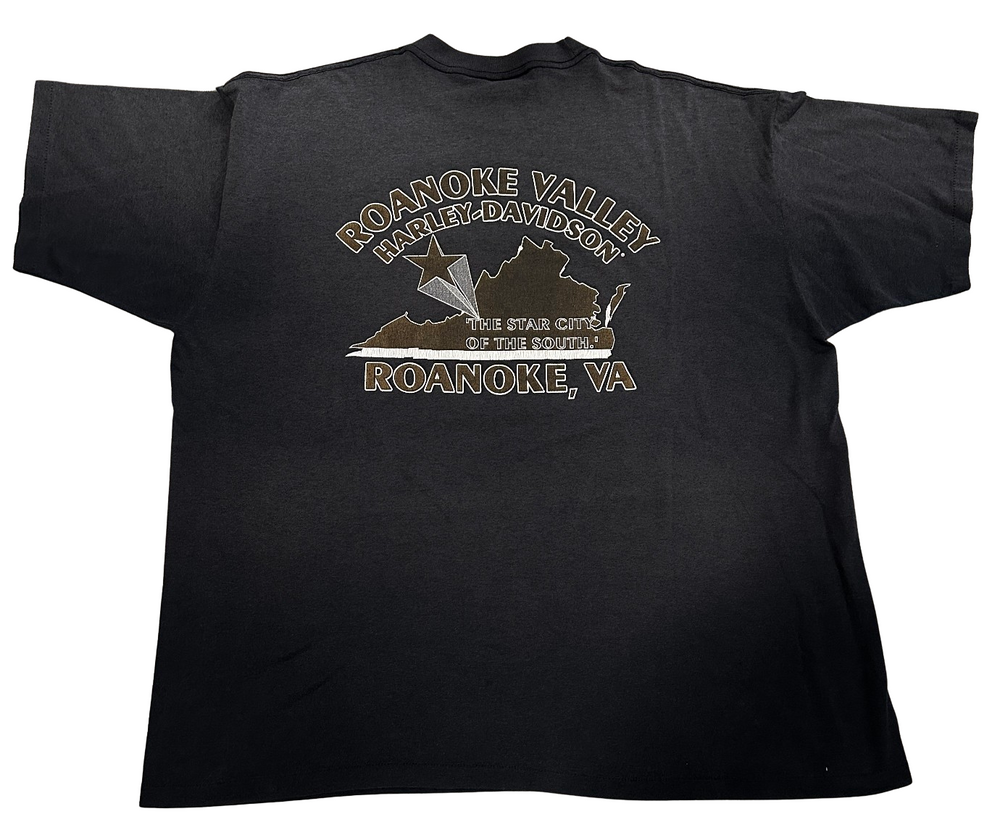 Harley Davidson 'Roanoke Valley' Vintage Tee