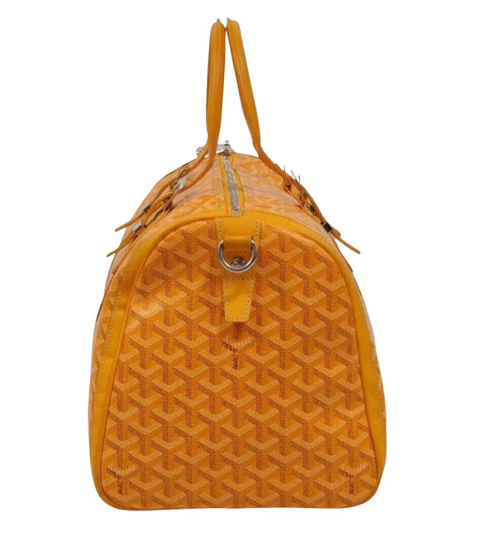 Goyard 'Boston 45' Yellow Duffle Bag