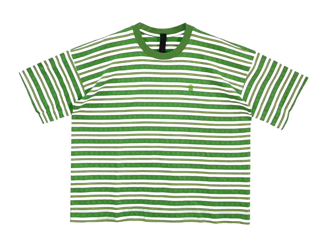 Chrome Hearts 'Green Stripes' Dagger Logo Tee