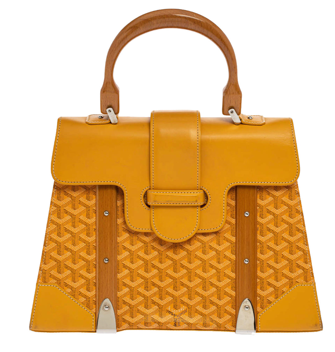 Goyard 'Yellow' GM Saigon Bag