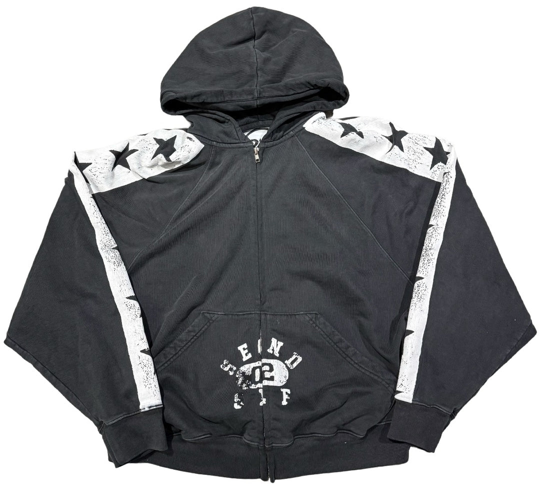 SecndSlf 'Black' All Star Field Day Zip-Up Hoodie