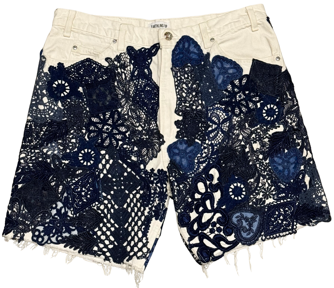 Earthling VIP 'Blue' Poetic Lust Jean Shorts