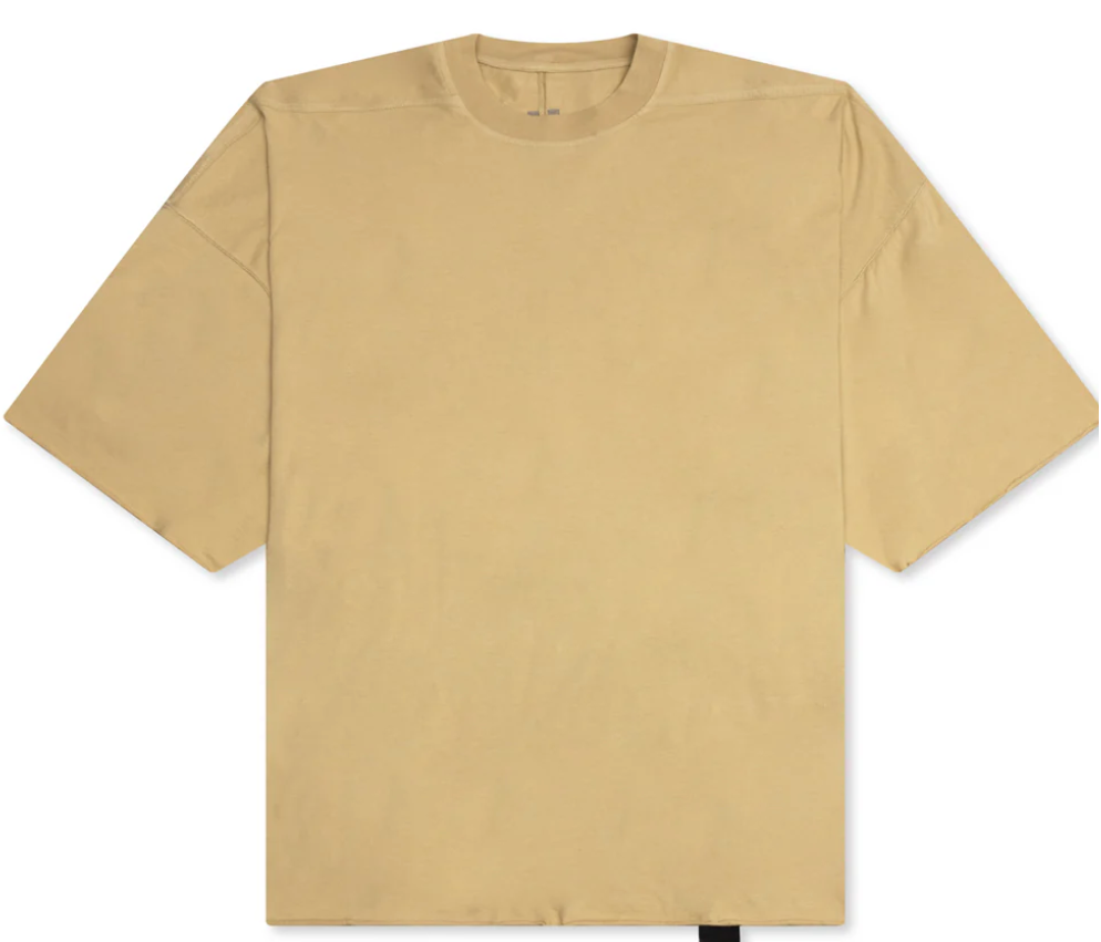 Rick Owens DRKSHDW Beige Hollywood Tommy T-shirt