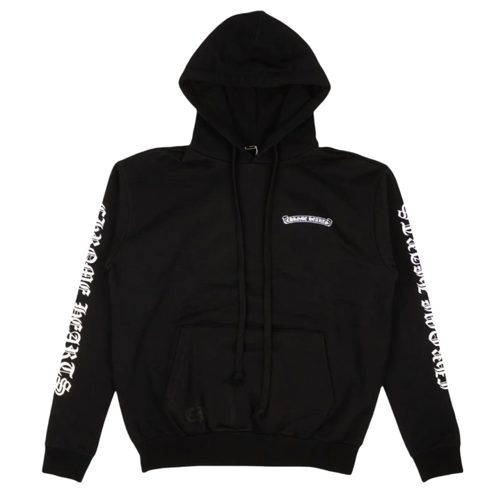 Chrome Hearts 'Scroll Logo' Black Hoodie