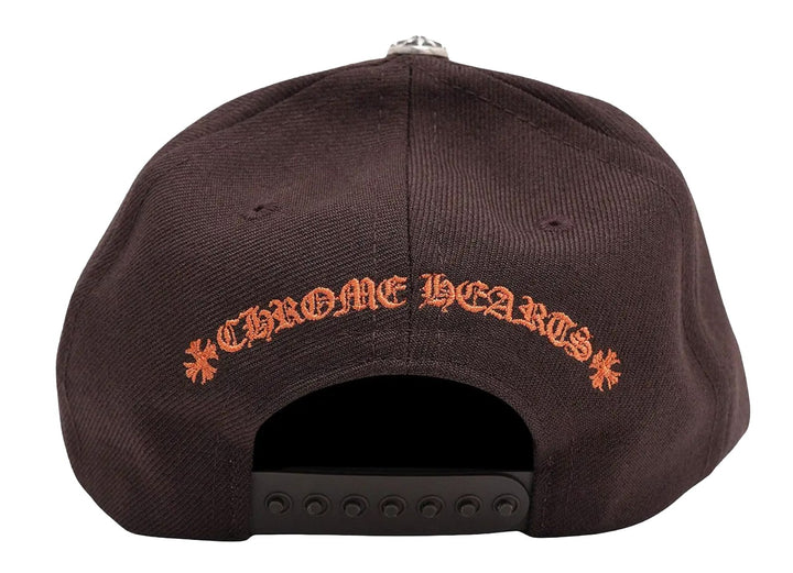 Chrome Hearts 'Orange Logo' Brown Baseball Hat