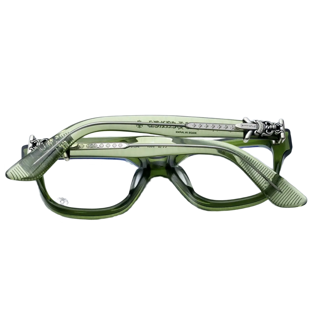 Chrome Hearts 'Vagillionaire II' Green Glasses