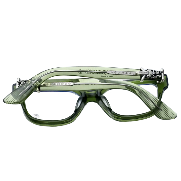 Chrome Hearts 'Vagillionaire II' Green Glasses