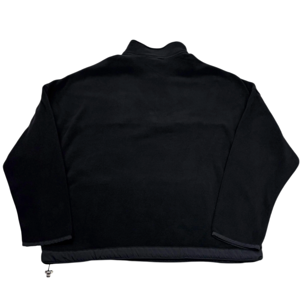 Chrome Hearts 'Plus Cross Patch' Black Fleece Quarter Zip Jacket