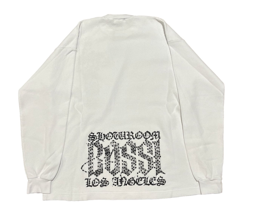 Bossi x ShowroomLA 'Black Skull Cross' White Thermal