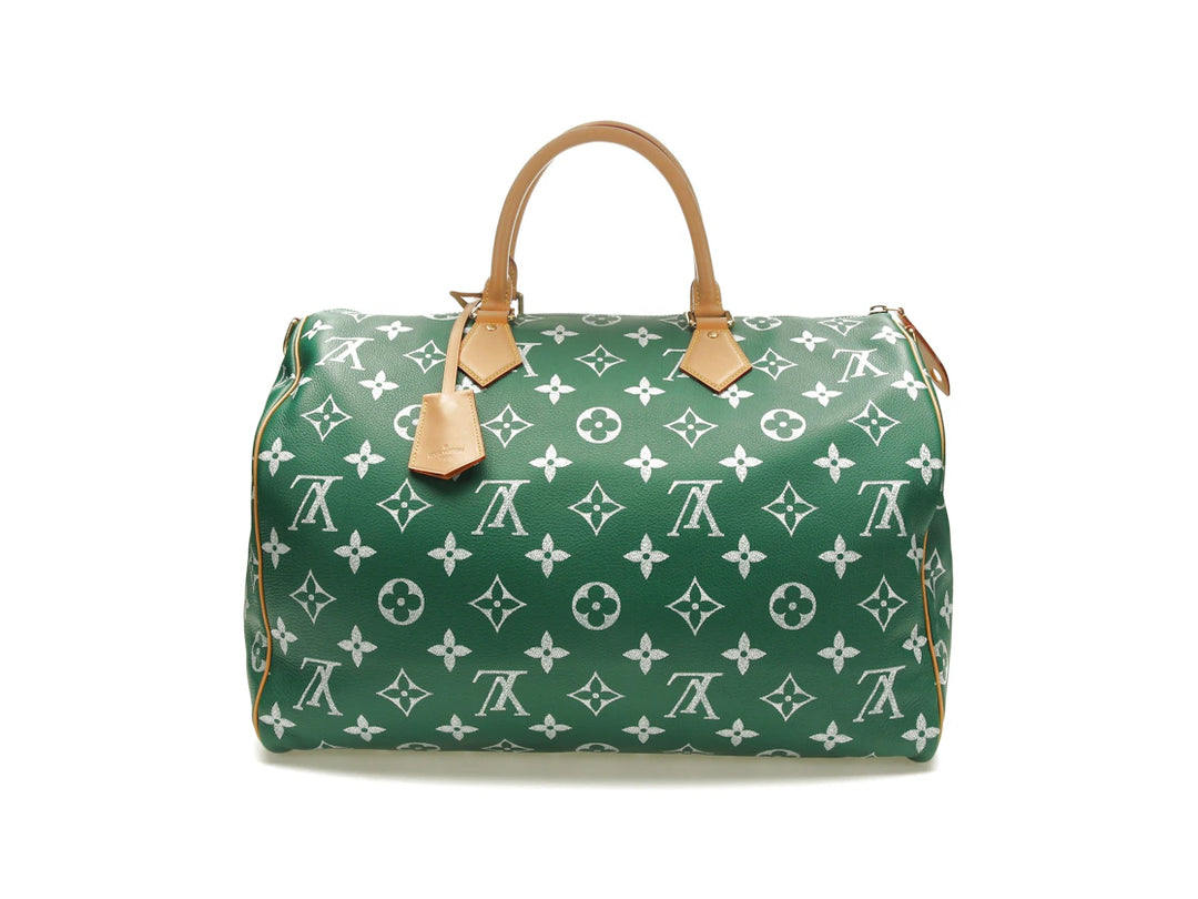 Louis Vuitton Speedy P9 Bandoulière 50 Monogram Leather Green