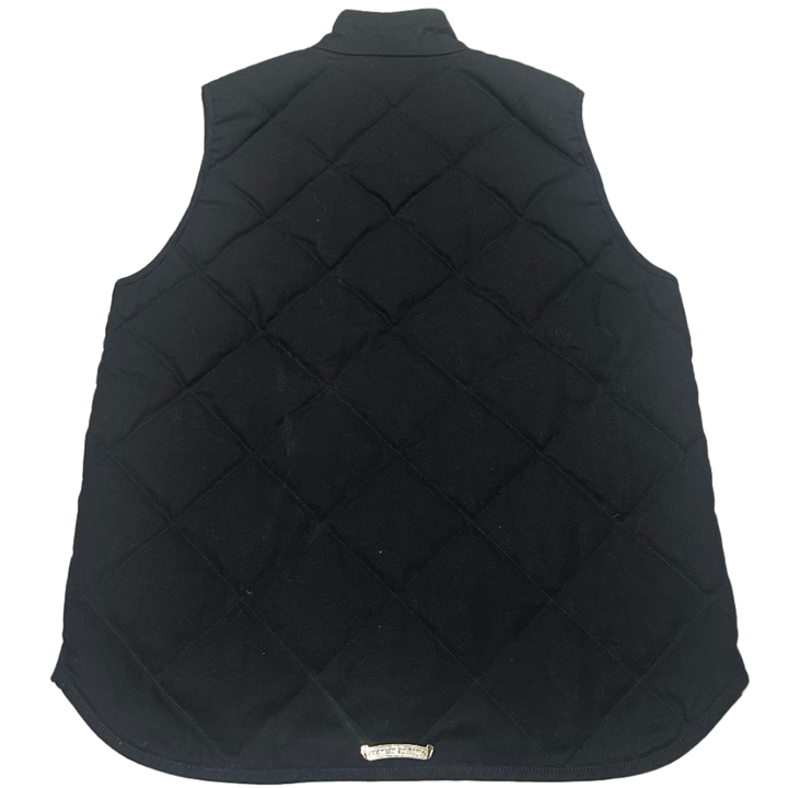 Chrome Hearts 'Teenage Kicks' Quilted Down Vest Black