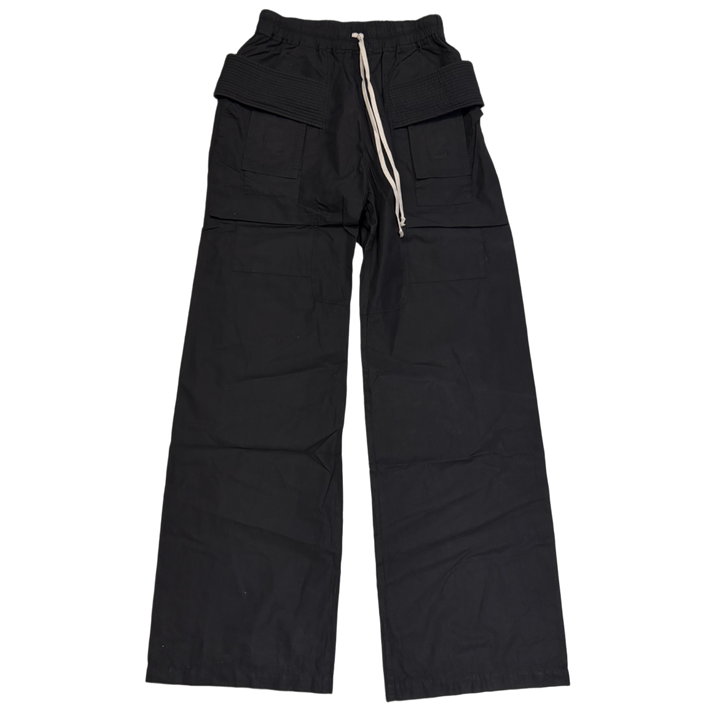 Rick Owens DRKSHDW 'Black' Temple Creatch Organic Cotton Cargo Pants