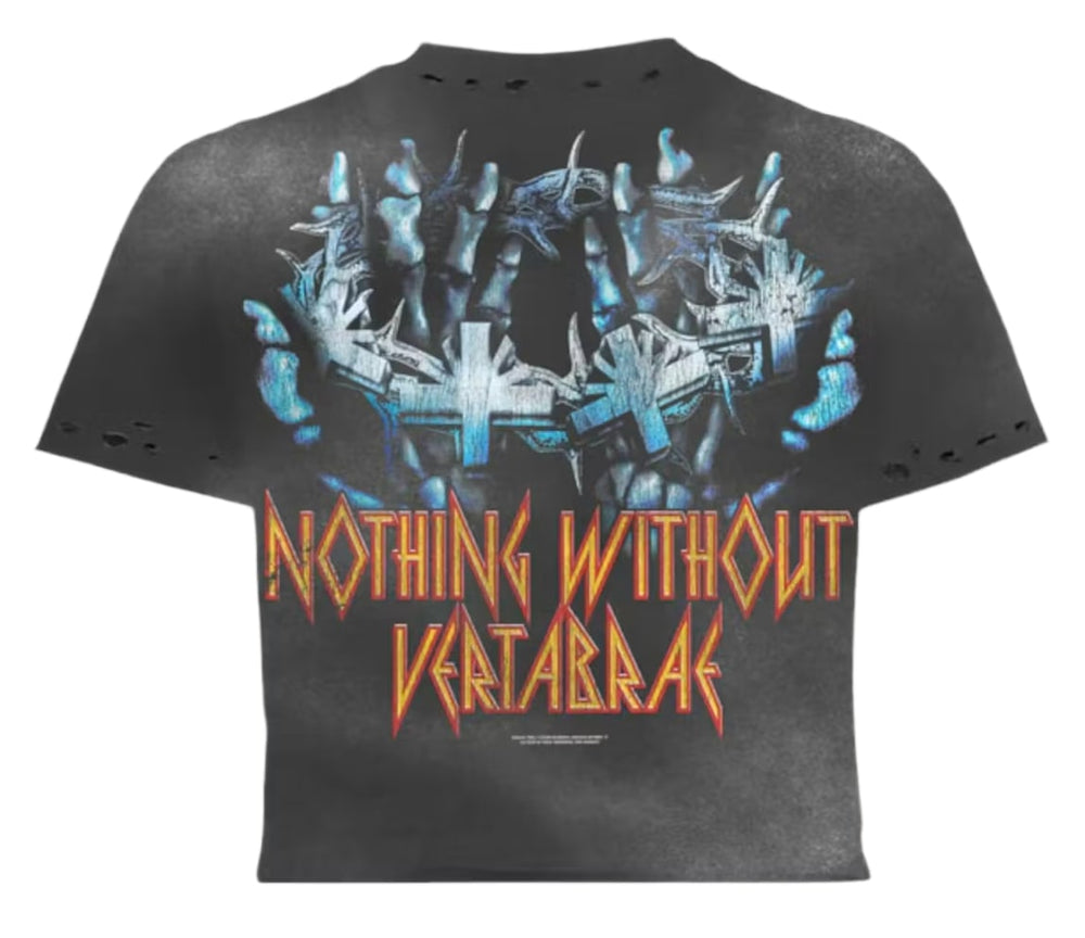 Vertabrae 'Cranium' Black Tee