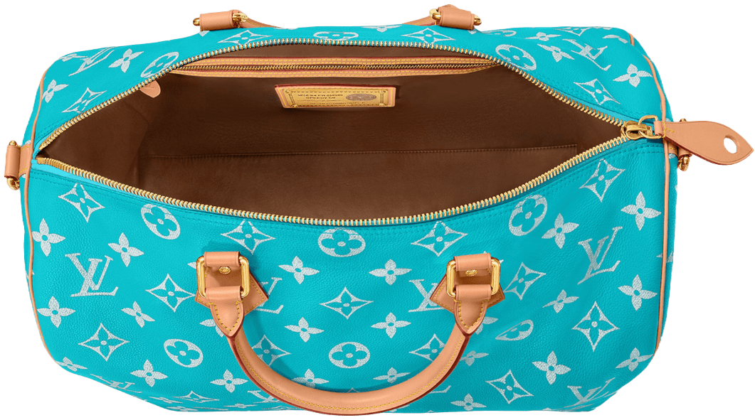Louis Vuitton 'Turquoise' Speedy P9 Bandouliére 50 Duffle Bag