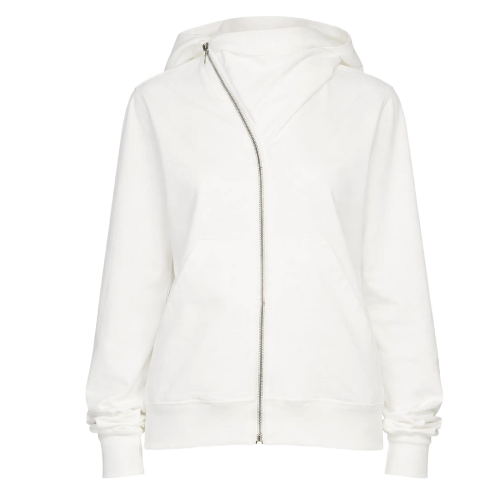 トップス Rick Owens DRKSHDW Mountain Hoodie White Rick Owens DRKSHDW 'Milk' Mountain Hoodie – Showroom LA