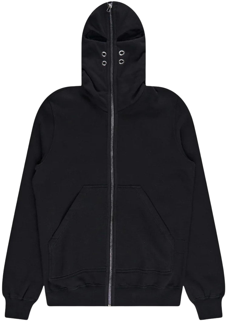 Rick Owens 'Jet Black Gimp' Zip Up