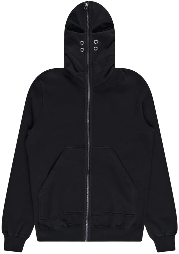 Rick Owens 'Jet Black Gimp' Zip Up