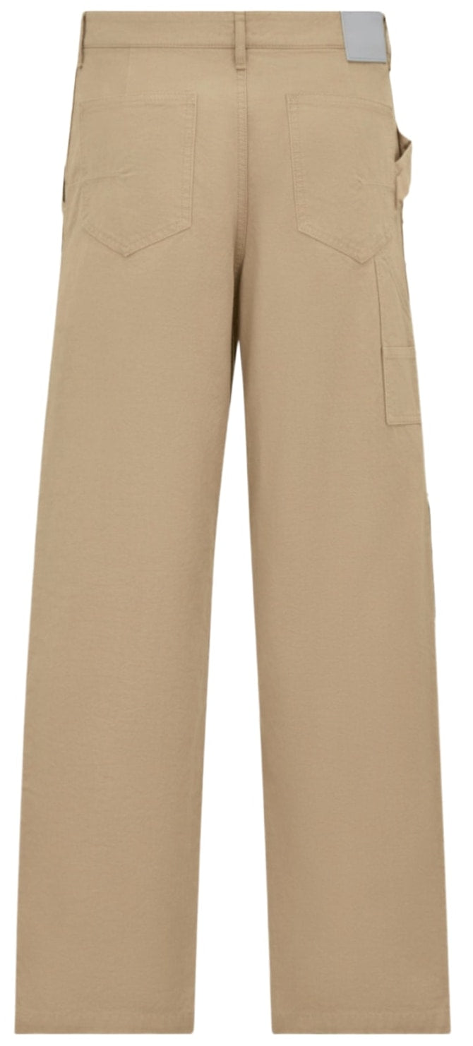 Dior 'Homme Logo' Embroidered Double Knee Pants