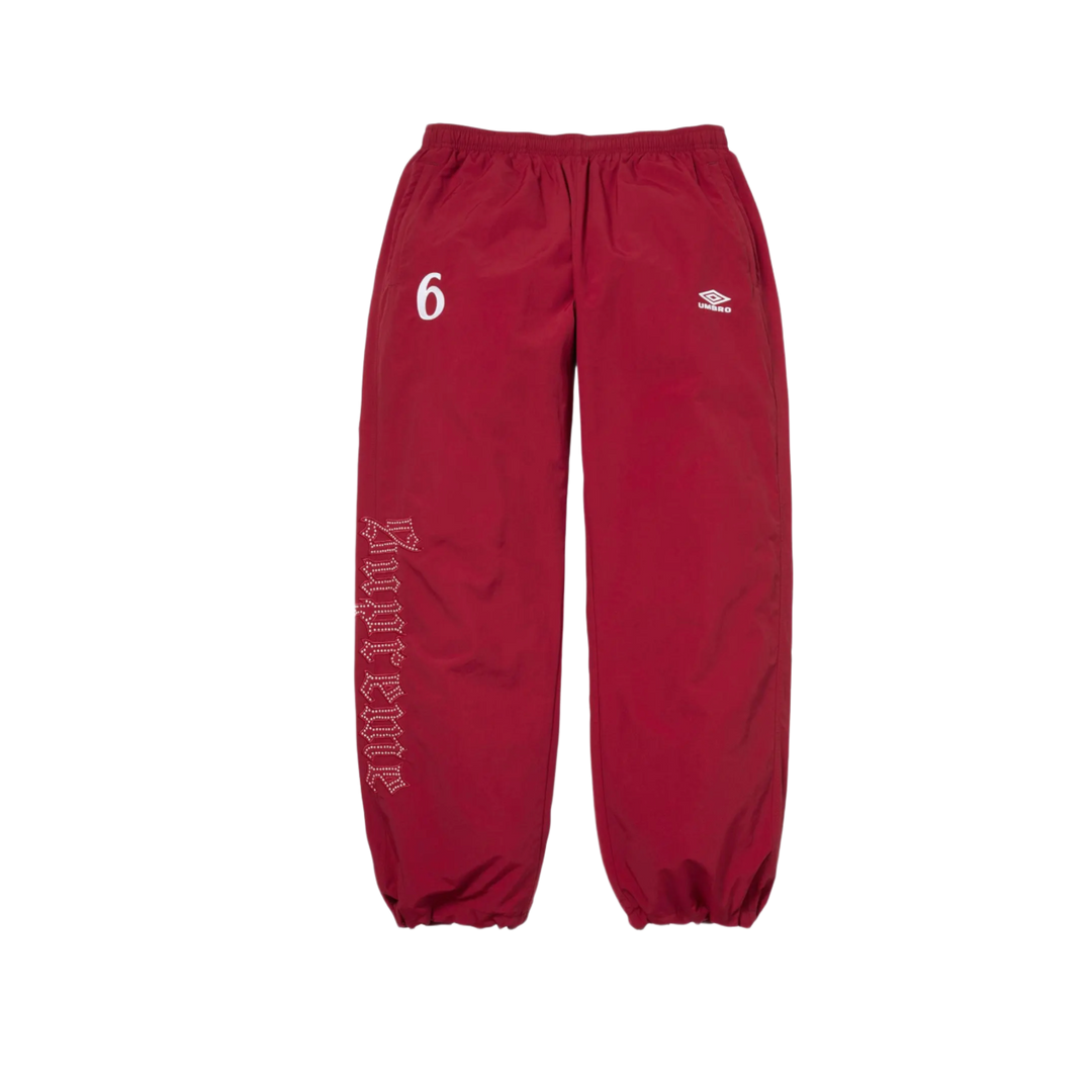 Supreme X Umbro 'Red' Rhinestone Track Pants