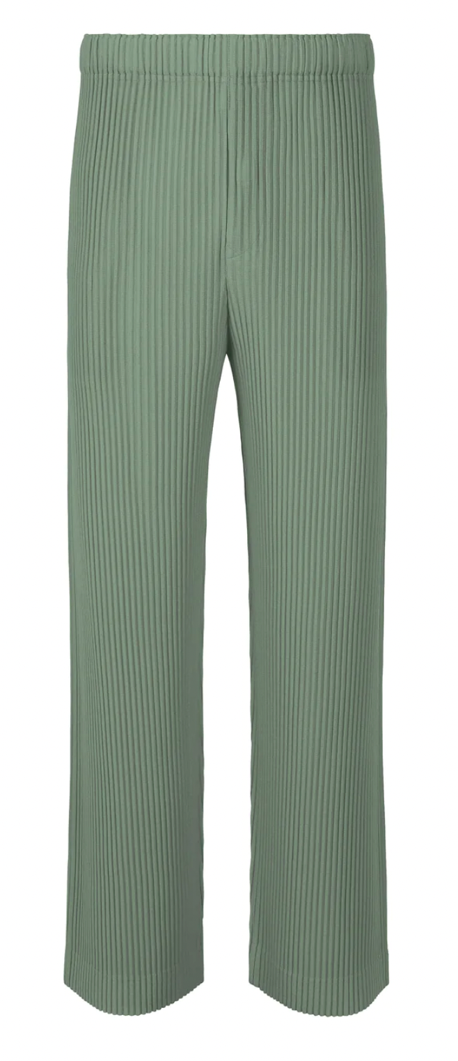 Homme Plissé Issey Miyake Green Tailored Pleats 2 Trousers