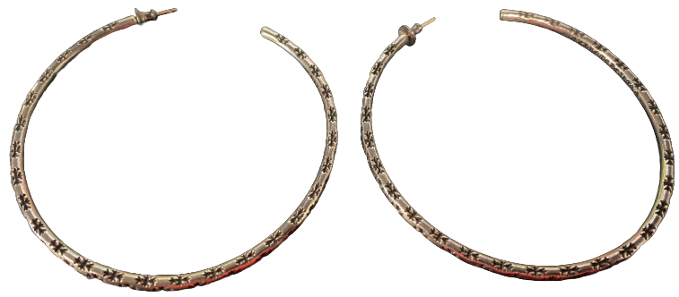 Chrome Hearts 'Cross' Hoop Earrings Set