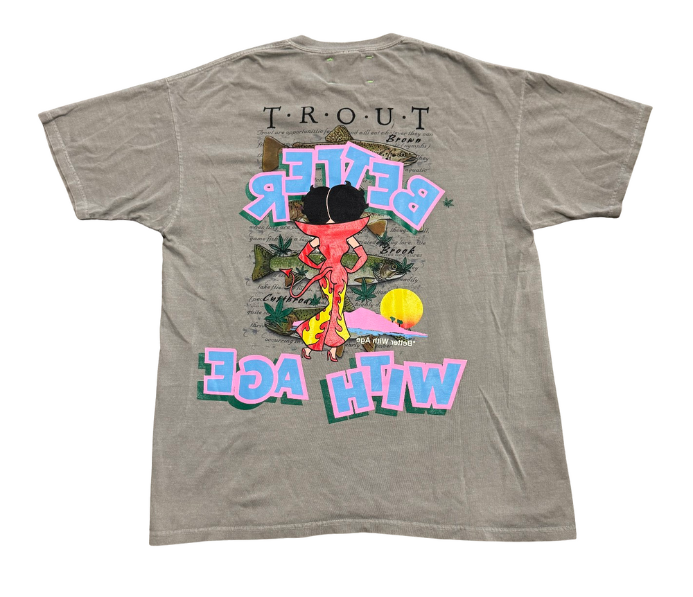 *Better With Age 'Better Boop' Vintage Brown Tee