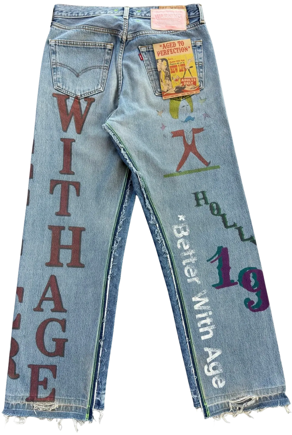 *Better With Age 'Harrison' Double Wide Denim Jeans