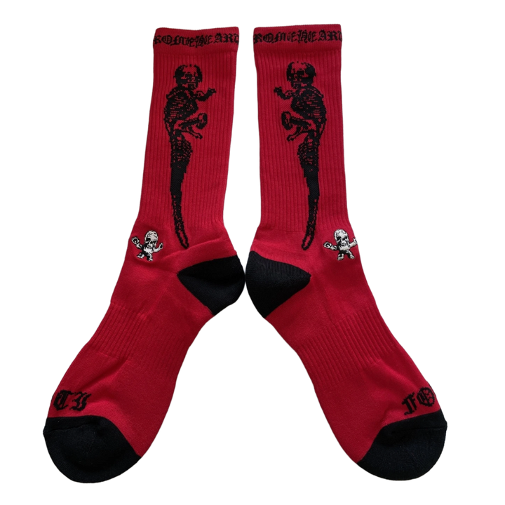Chrome Hearts 'Red/White/Black' Foti Socks