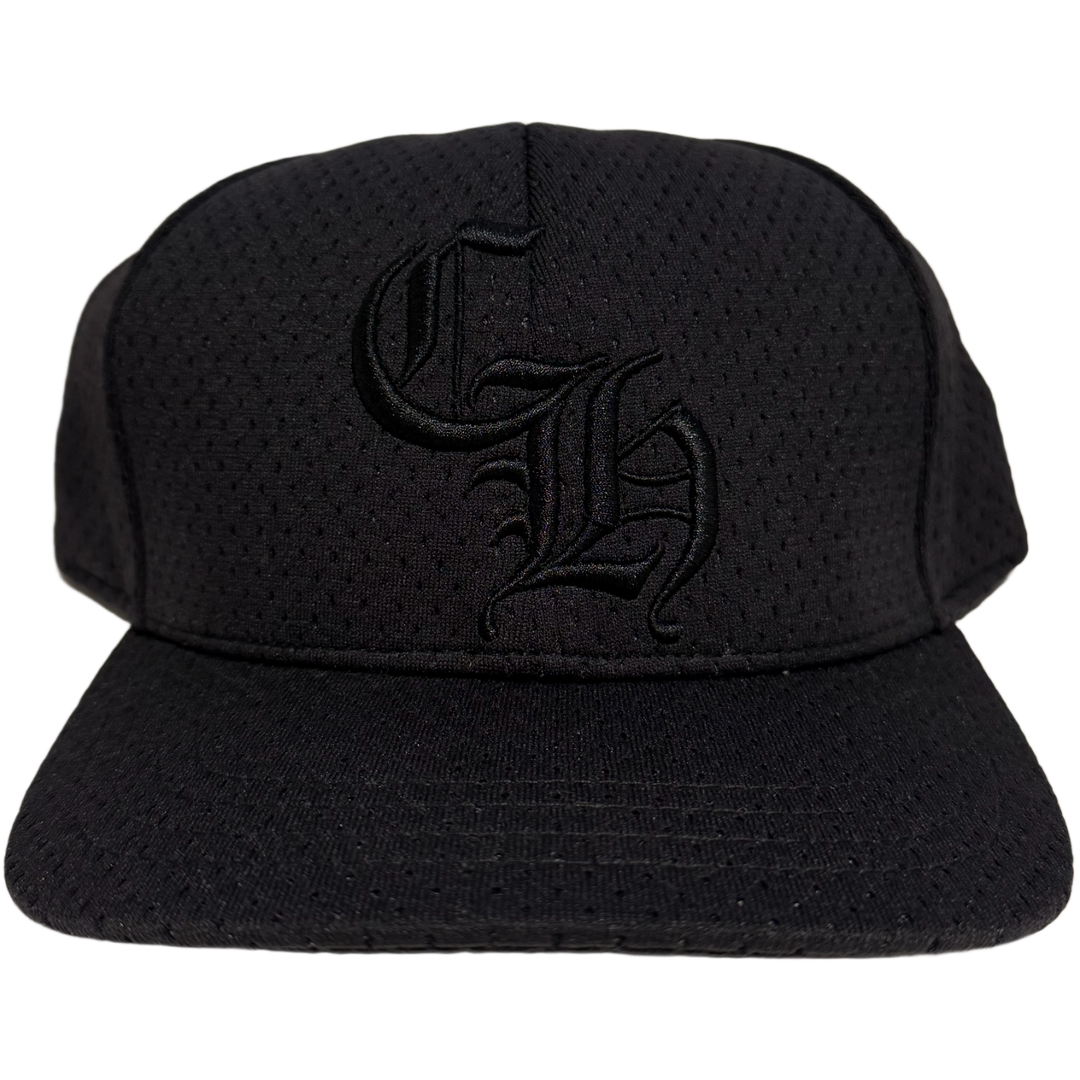Chrome Hearts 'All Black' CH Mesh Baseball Hat