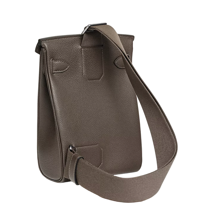 Hermés Hac a Dos 'Gris Étain' Togo Leather PM Backpack