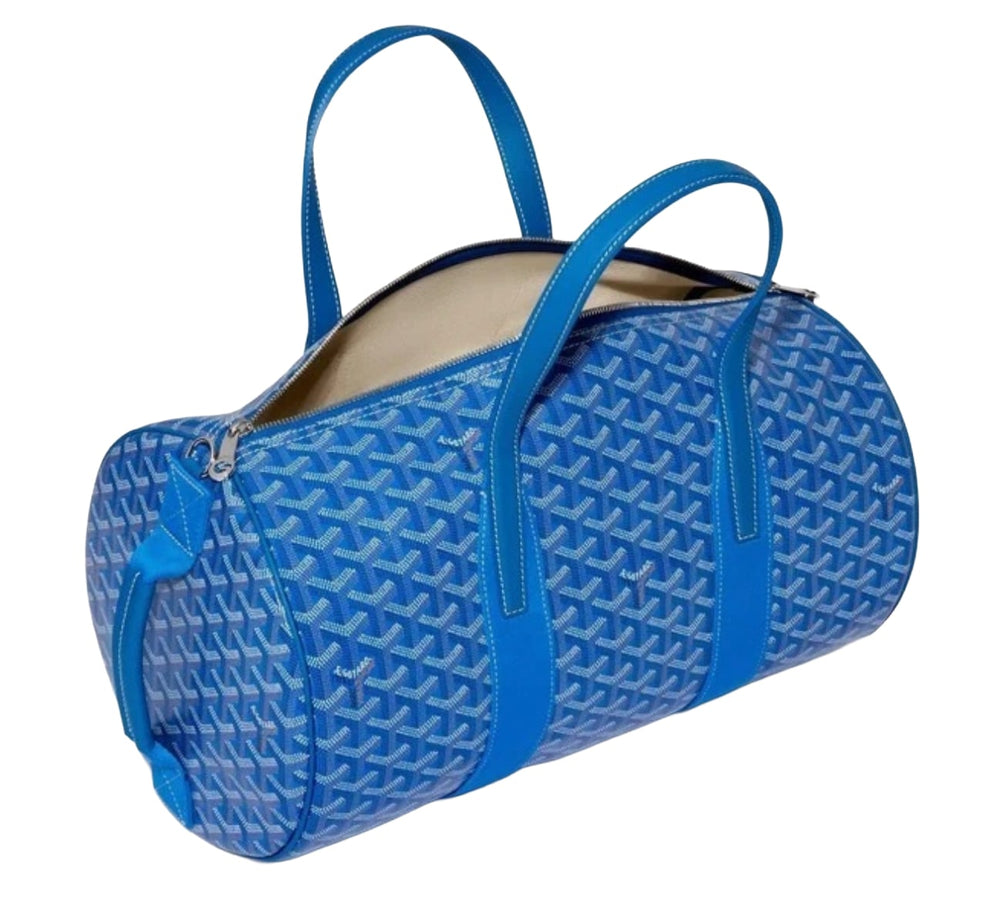 Goyard 'Sky Blue' 40 Barrell Duffle