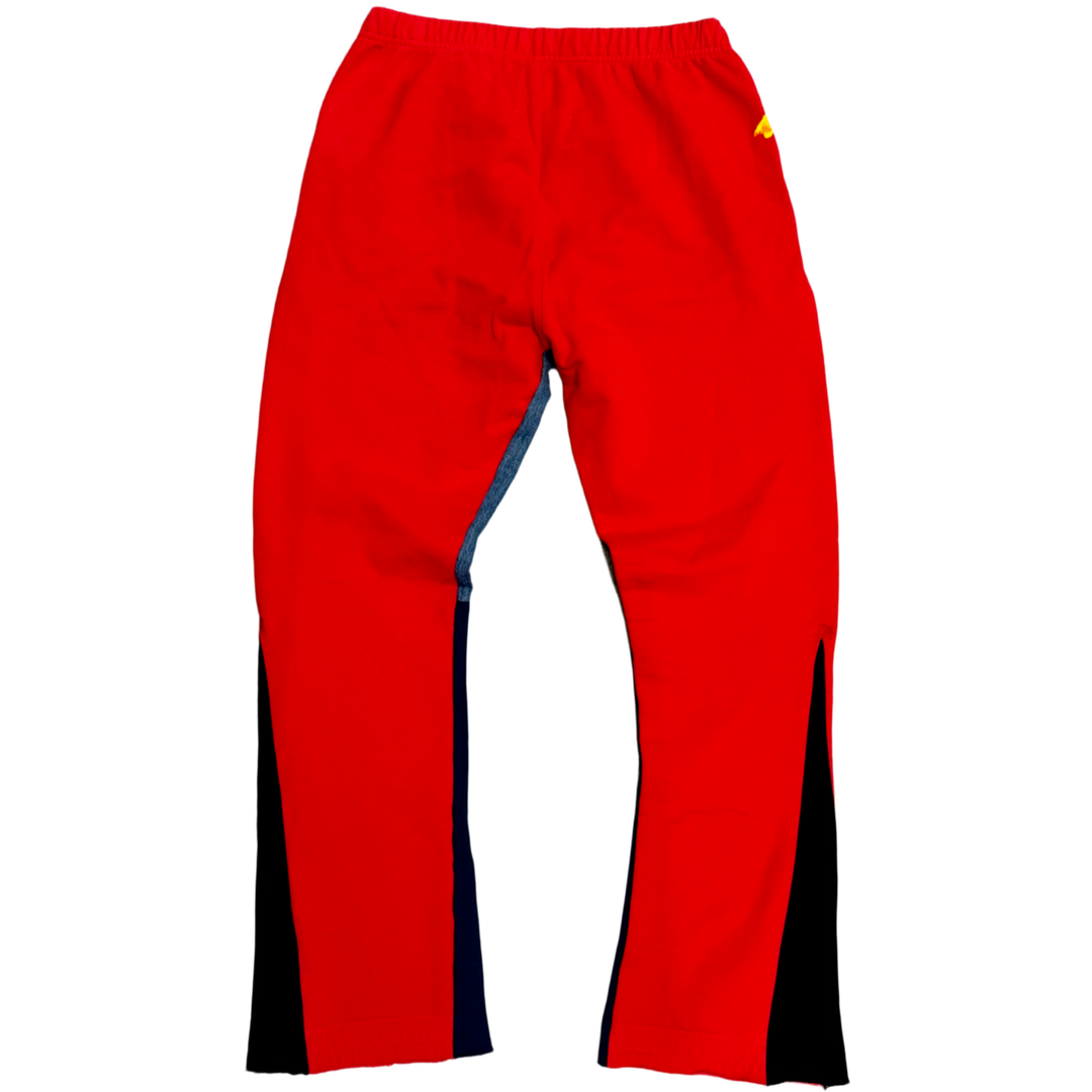 Gallery Dept. 'Red' French Logo Flare Sweatpants