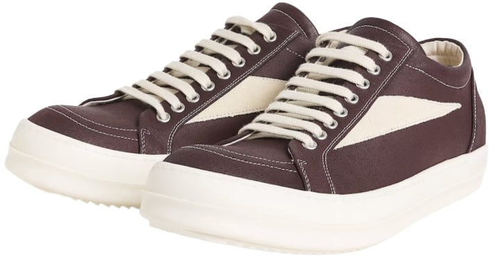 Rick Owens DRKSHDW 'Scab Wax' Canvas Vintage Low-Top