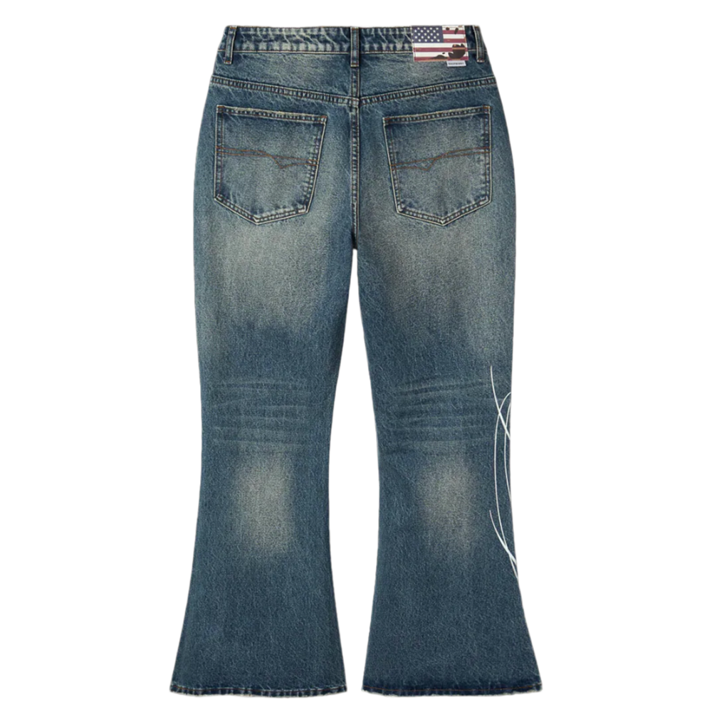 Gold+Vintage Gallery Raspberry Hils 'Miley Cyrus' Jeans