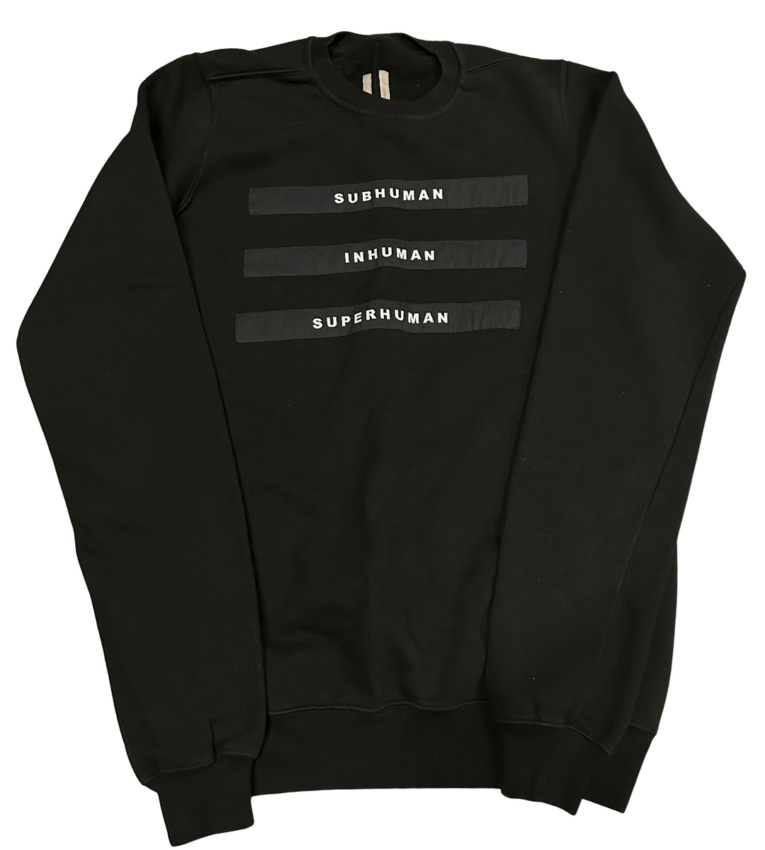 Rick Owens 'Inhuman' Black Sweater