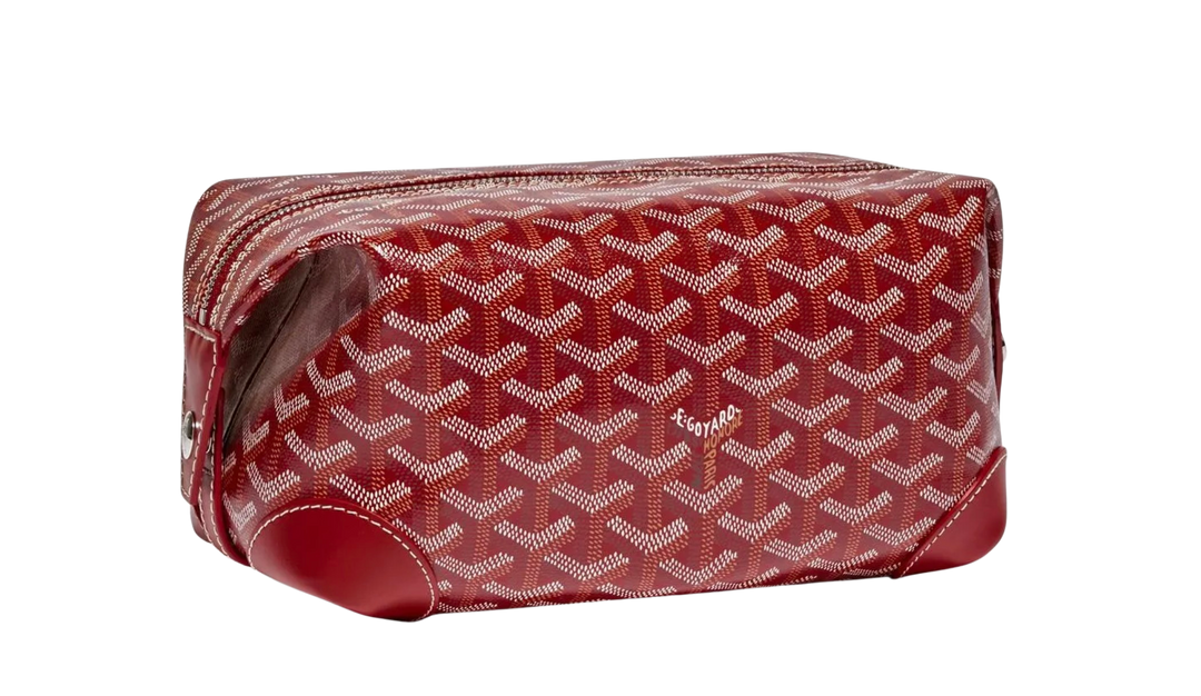 Goyard 'Red' Bowling 25 Toiletry Bag