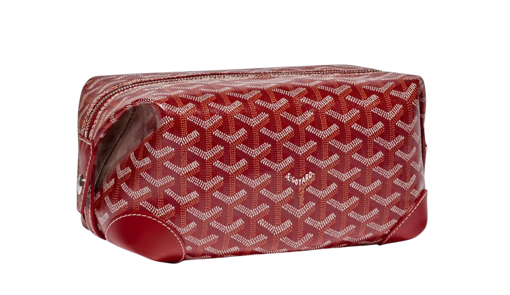 Goyard 'Red' Bowling 25 Toiletry Bag