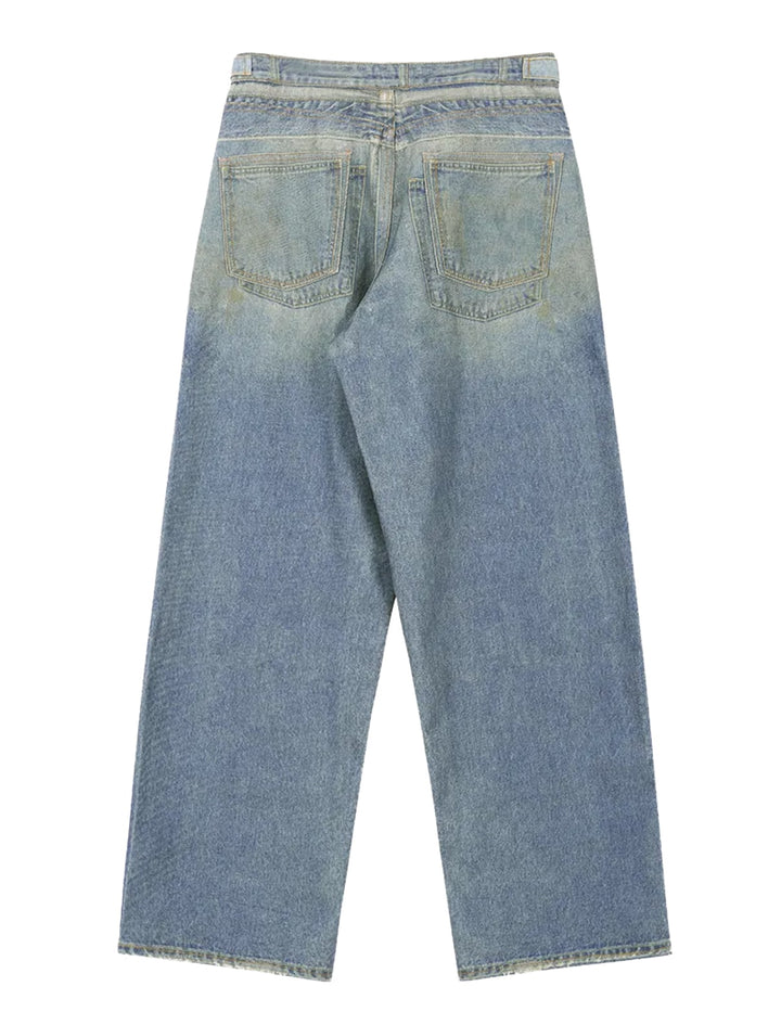 Grailz 'Washing Illusion' Blue Jeans