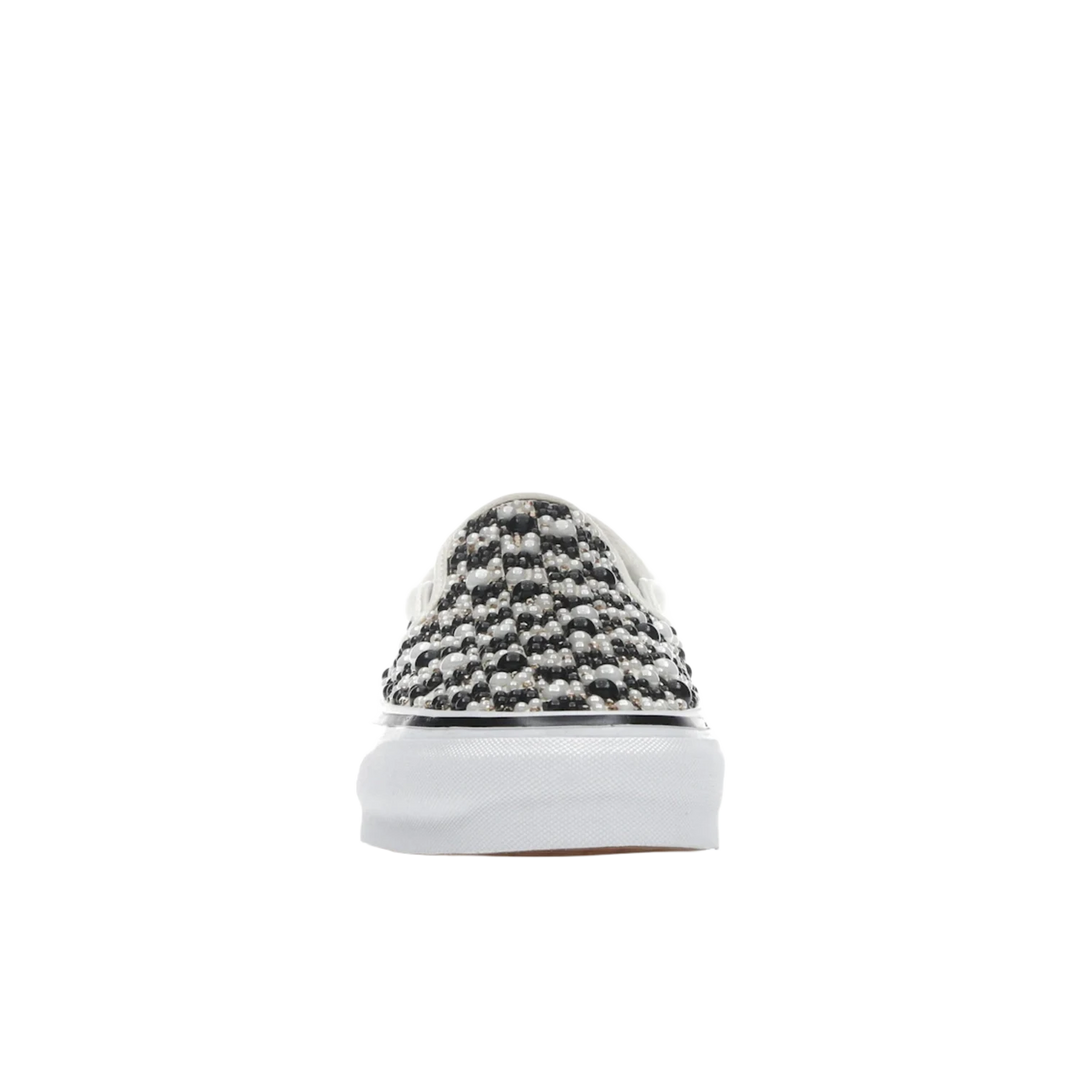 Vans Classic Slip-On Mattias Gollin Pearl Embellished Checkerboard Black White
