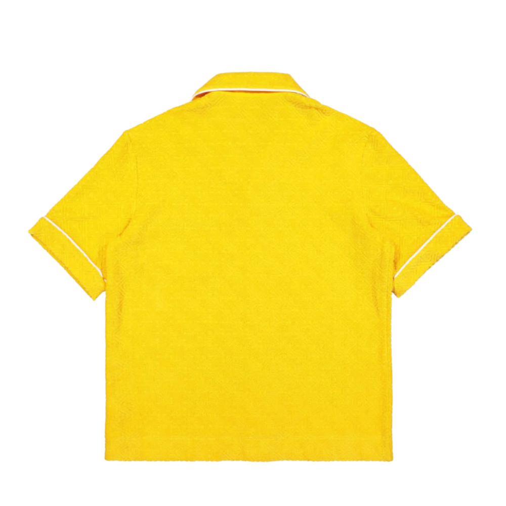 Casablanca 'Yellow' Terry Cuban Shirt