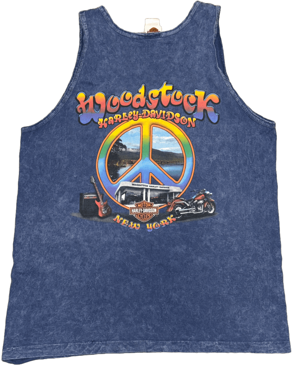 Harley Davidson 'Woodstock NY' Vintage Tank Tee