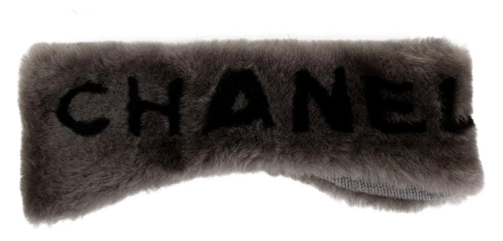 Chanel Grey Shearling &