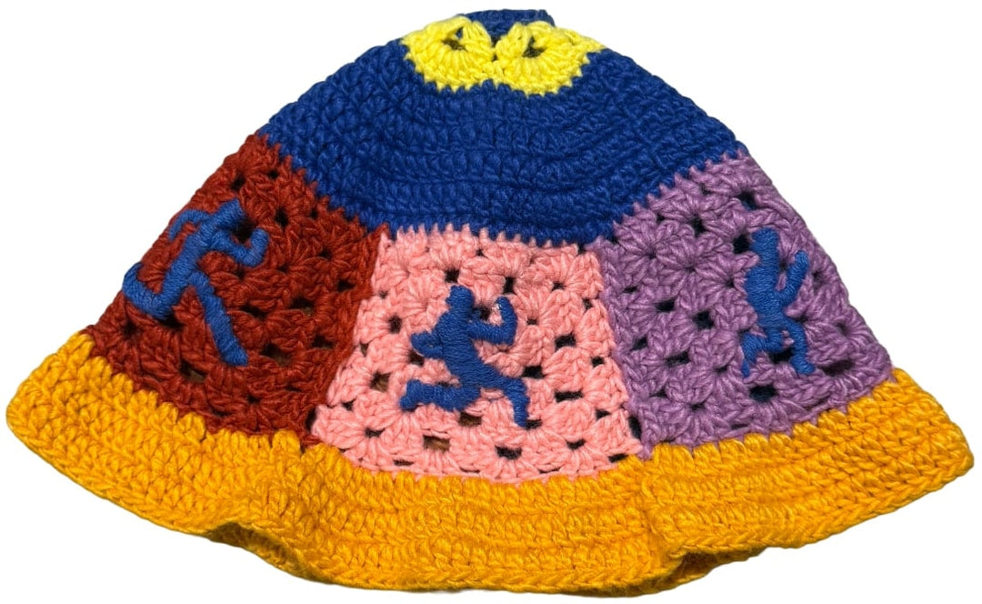 KidSuper 'Multicolor' Running Man Crochet Hat