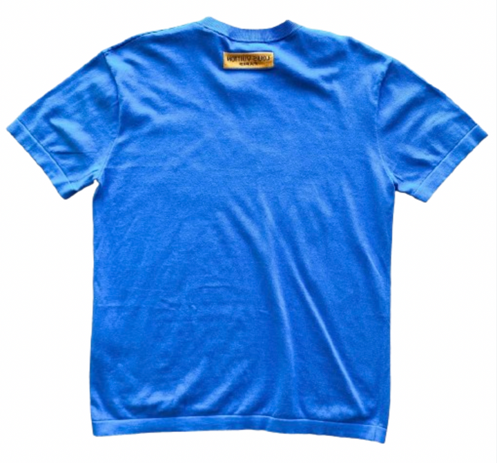 Louis Vuitton 'Everyday LV' Blue Crewneck Tee